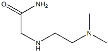 2-{[2-(dimethylamino)ethyl]amino}acetamide,,结构式