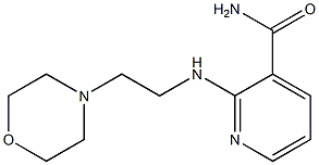 2-{[2-(morpholin-4-yl)ethyl]amino}pyridine-3-carboxamide 结构式