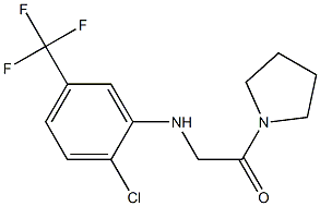 2-{[2-chloro-5-(trifluoromethyl)phenyl]amino}-1-(pyrrolidin-1-yl)ethan-1-one