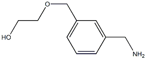 2-{[3-(aminomethyl)phenyl]methoxy}ethan-1-ol Structure