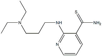 2-{[3-(diethylamino)propyl]amino}pyridine-3-carbothioamide Structure