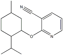  2-{[5-methyl-2-(propan-2-yl)cyclohexyl]oxy}pyridine-3-carbonitrile