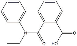2-{[ethyl(phenyl)amino]carbonyl}benzoic acid 化学構造式