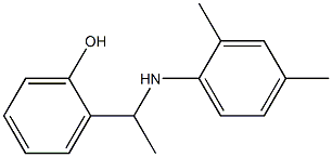 2-{1-[(2,4-dimethylphenyl)amino]ethyl}phenol,,结构式