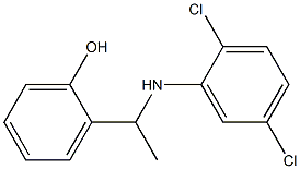 2-{1-[(2,5-dichlorophenyl)amino]ethyl}phenol Structure