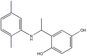 2-{1-[(2,5-dimethylphenyl)amino]ethyl}benzene-1,4-diol