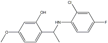 2-{1-[(2-chloro-4-fluorophenyl)amino]ethyl}-5-methoxyphenol