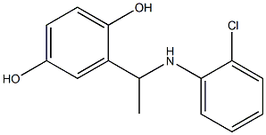 2-{1-[(2-chlorophenyl)amino]ethyl}benzene-1,4-diol