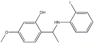  2-{1-[(2-iodophenyl)amino]ethyl}-5-methoxyphenol