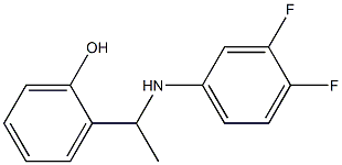 2-{1-[(3,4-difluorophenyl)amino]ethyl}phenol