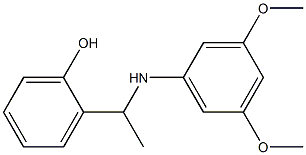  2-{1-[(3,5-dimethoxyphenyl)amino]ethyl}phenol