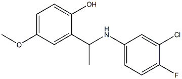 2-{1-[(3-chloro-4-fluorophenyl)amino]ethyl}-4-methoxyphenol
