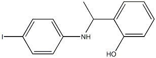 2-{1-[(4-iodophenyl)amino]ethyl}phenol,,结构式