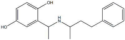 2-{1-[(4-phenylbutan-2-yl)amino]ethyl}benzene-1,4-diol