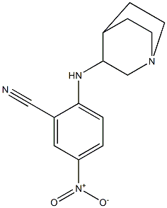 2-{1-azabicyclo[2.2.2]octan-3-ylamino}-5-nitrobenzonitrile