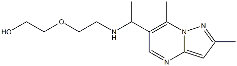 2-{2-[(1-{2,7-dimethylpyrazolo[1,5-a]pyrimidin-6-yl}ethyl)amino]ethoxy}ethan-1-ol