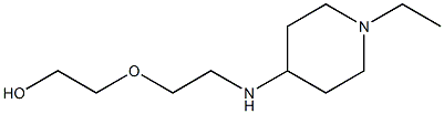 2-{2-[(1-ethylpiperidin-4-yl)amino]ethoxy}ethan-1-ol,,结构式