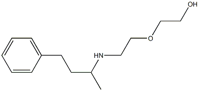 2-{2-[(4-phenylbutan-2-yl)amino]ethoxy}ethan-1-ol Struktur