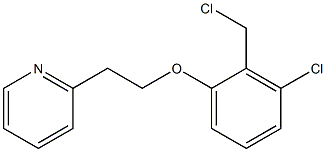 2-{2-[3-chloro-2-(chloromethyl)phenoxy]ethyl}pyridine