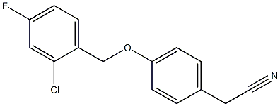 2-{4-[(2-chloro-4-fluorophenyl)methoxy]phenyl}acetonitrile
