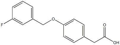 2-{4-[(3-fluorophenyl)methoxy]phenyl}acetic acid