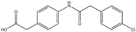 2-{4-[2-(4-chlorophenyl)acetamido]phenyl}acetic acid