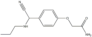 2-{4-[cyano(propylamino)methyl]phenoxy}acetamide