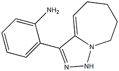 2-{5H,6H,7H,8H,9H-[1,2,4]triazolo[3,4-a]azepin-3-yl}aniline 结构式