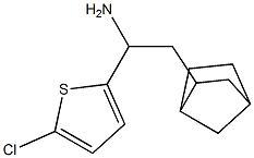 2-{bicyclo[2.2.1]heptan-2-yl}-1-(5-chlorothiophen-2-yl)ethan-1-amine Structure