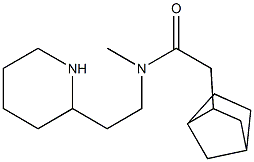 2-{bicyclo[2.2.1]heptan-2-yl}-N-methyl-N-[2-(piperidin-2-yl)ethyl]acetamide|