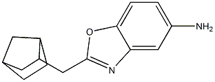 2-{bicyclo[2.2.1]heptan-2-ylmethyl}-1,3-benzoxazol-5-amine,,结构式