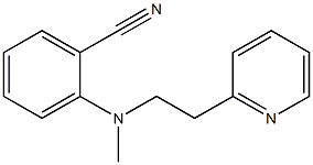 2-{methyl[2-(pyridin-2-yl)ethyl]amino}benzonitrile Structure