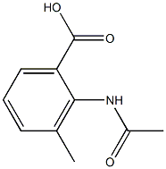 2-acetamido-3-methylbenzoic acid Structure