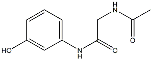 2-acetamido-N-(3-hydroxyphenyl)acetamide|