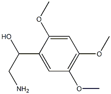 2-amino-1-(2,4,5-trimethoxyphenyl)ethan-1-ol Struktur