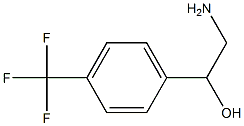 2-amino-1-[4-(trifluoromethyl)phenyl]ethanol 结构式