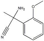 2-amino-2-(2-methoxyphenyl)propanenitrile