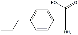 2-amino-2-(4-propylphenyl)propanoic acid 结构式