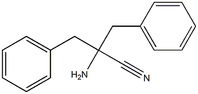 2-amino-2-benzyl-3-phenylpropanenitrile Structure