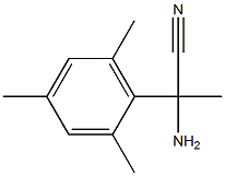 2-amino-2-mesitylpropanenitrile Struktur