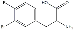 2-amino-3-(3-bromo-4-fluorophenyl)propanoic acid Structure