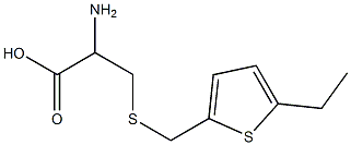 2-amino-3-{[(5-ethylthien-2-yl)methyl]thio}propanoic acid Structure