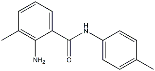 2-amino-3-methyl-N-(4-methylphenyl)benzamide Struktur