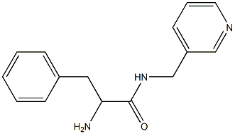 2-amino-3-phenyl-N-(pyridin-3-ylmethyl)propanamide Structure
