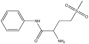 2-amino-4-(methylsulfonyl)-N-phenylbutanamide