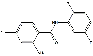 2-amino-4-chloro-N-(2,5-difluorophenyl)benzamide Struktur