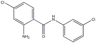 2-amino-4-chloro-N-(3-chlorophenyl)benzamide Struktur