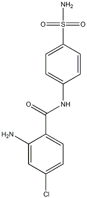 2-amino-4-chloro-N-(4-sulfamoylphenyl)benzamide Structure