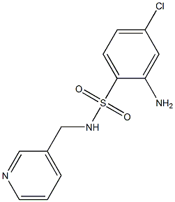 2-amino-4-chloro-N-(pyridin-3-ylmethyl)benzene-1-sulfonamide