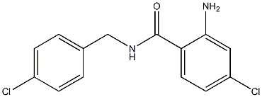 2-amino-4-chloro-N-[(4-chlorophenyl)methyl]benzamide Structure